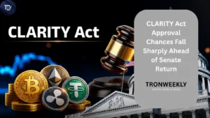 Latest CLARITY Act Approval Chances Fall Sharply Ahead of Senate Return in Cryptocurrency