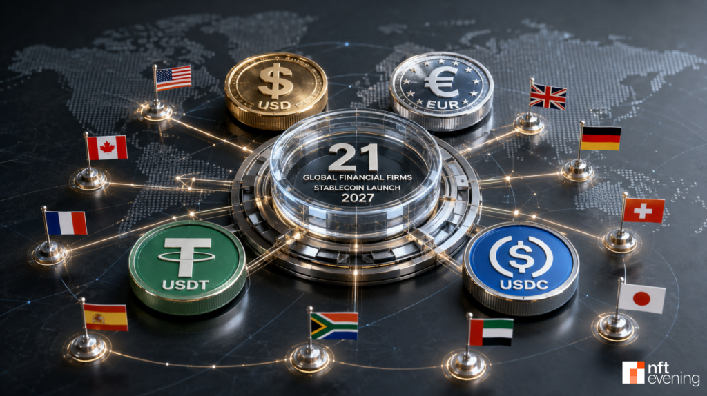 Latest 21 Global Financial Firms Plan USD Stablecoin Launch in 2027 in Cryptocurrency