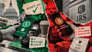 Latest Senate tax bill frees stablecoin spending while Bitcoin stays on IRS forms in Cryptocurrency