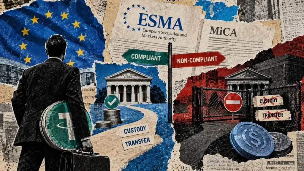 Latest ESMA proposes ending EU custody and transfer services for non-compliant stablecoins in Cryptocurrency